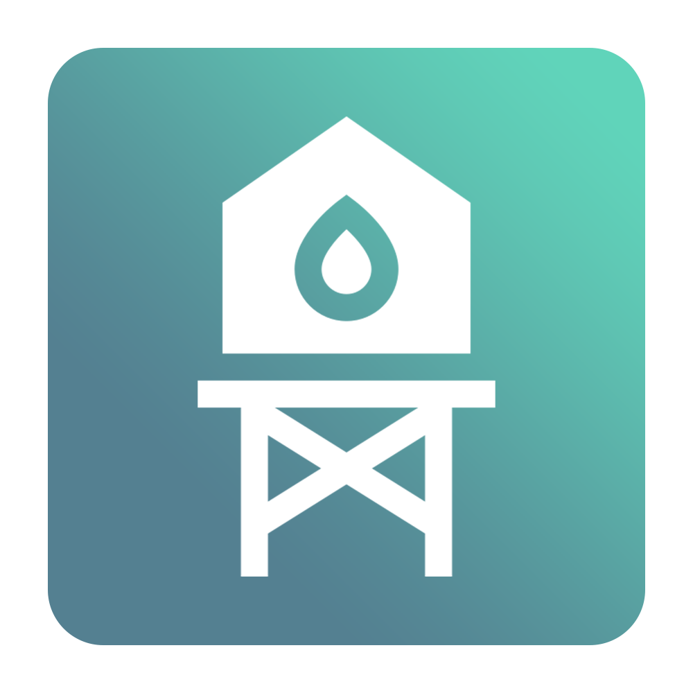 Ícone do serviço de limpeza e higienização de caixa d'água